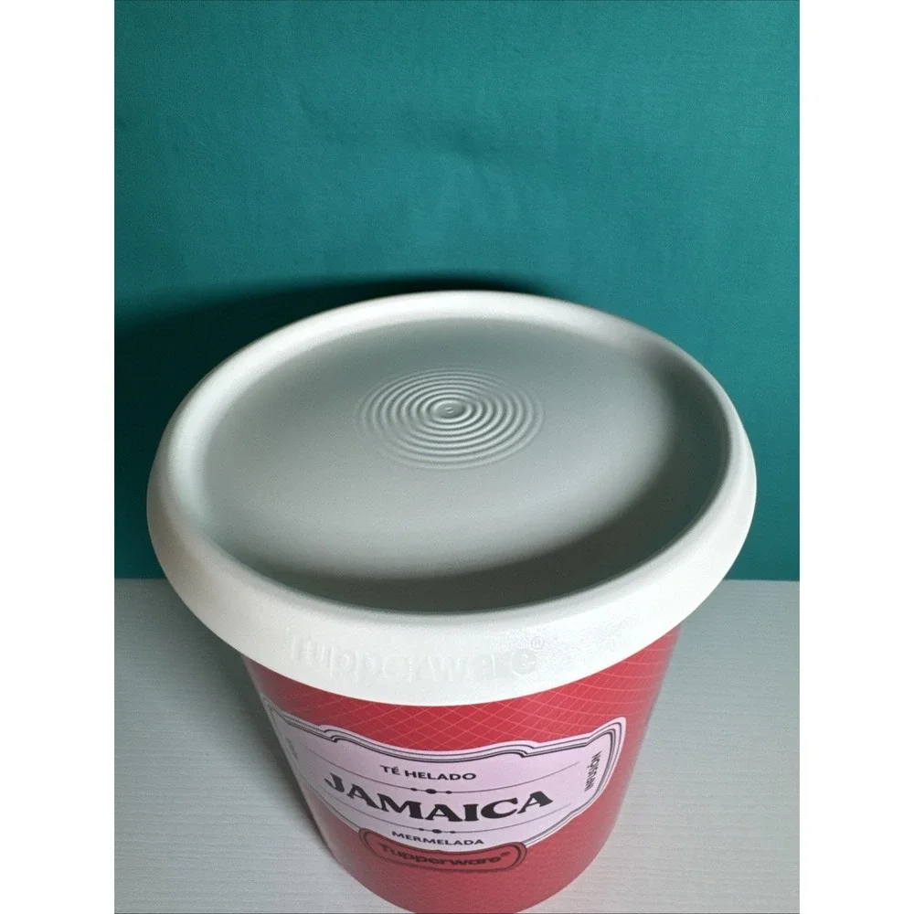 Tupperware One Touch Canister Red 